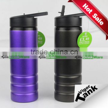 Light Weight Aluminum Water Bottle Sports with Straw                        
                                                Quality Choice