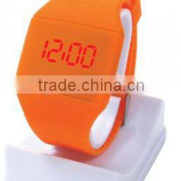 Hotsale Red Light Multicolor Wristband Hand Touch LED Watch