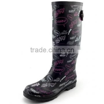 women shoes 2014 rainboots rubber