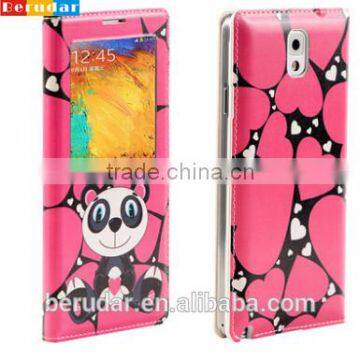 Hot Sale Popular Phone Accessories for Samsung Note 3 Flip Leather Case
