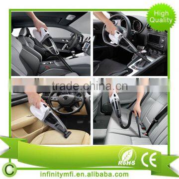 Top quality Car Vacuum Cleaner, 12V/60W 13.2FT/4M cord, Put 5 Vacuum Mouths to Vacuum the Hair &Wool Fabric& Water