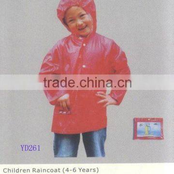 CHILDREN RAINCOAT PVC / PVC CHILDREN RAINCOAT YD261