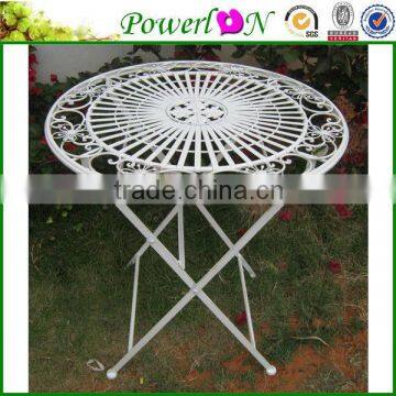 Hand painted Iron folding table for sale