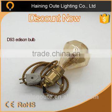 Retro Vintage Style Lighting Gold Sopt Glass Lamp /G125 Big Globle Eedison Light Bulb photo-2