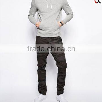 overdyeing camouflage print slim demin military pants for man JXH023
