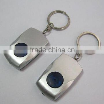 plastic cheap key ring flashlight