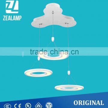 Original Design! LED Pendent Light Aluminum Alloy PMMA Diffuser Circle Lights photo-4