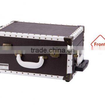 Professional Rolling Travel Trolley Train 6-lights Aluminum Cosmetic Case, Light Makeup Case, Cosmetic Case With Light photo-2