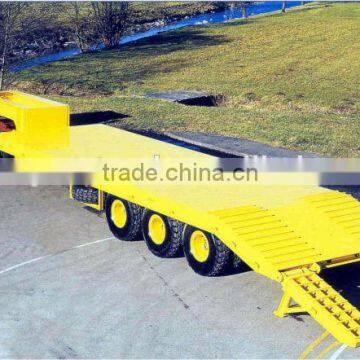 China Hot-selling Tri-axle 40 Tons Gooseneck Low Bed Trailer Transportation photo-5