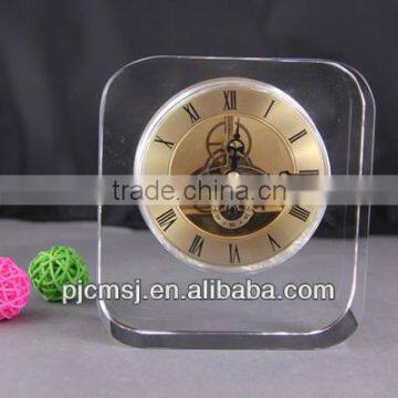 crystal desktop clock for decoration or gifts