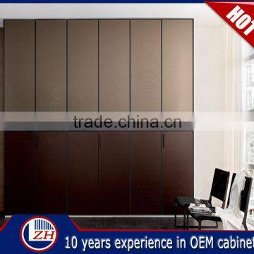 Factory made double door wooden wardrobe laminate designs for bedroom