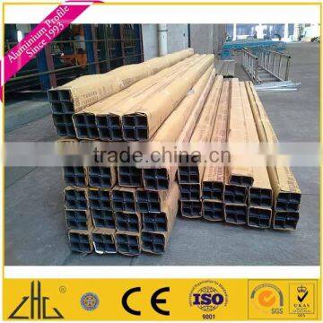 Wow!! aluminium hollow square tubing factory/ 6063 6061T6 anodized, wood grain finish square aluminum profiles tube manufacturer