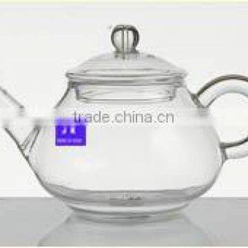 clear glass tea pot