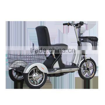 2016 smart electric tricycle with basket for loading goods as well as animals