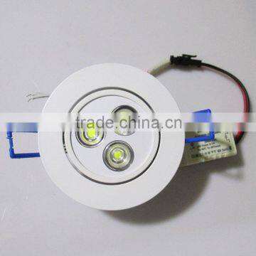 3W Led ceiling lights,300LM,AC85-265V,3*1W ,2 years warranty