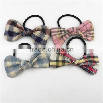 cheap high quality hot sale neck bowknot for kids hair ties