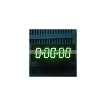 35X12.5 MM 0.31 inch 5 digit 7 segment led fnd digital display with cusomized color and size