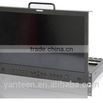 IPS Panel Rack Mount 17.3inch Broadcast hd Sdi Monitor With PAL/NTSC/SECAM Auto Detect and Select photo-2