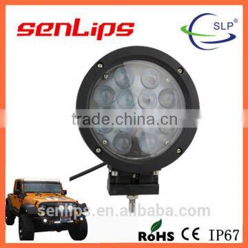 60W Circular Spot beam LED work light for all jeep tracks suv white black optional