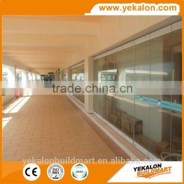 Yekalon curtain wall system big discount lobby or living room glass partition design