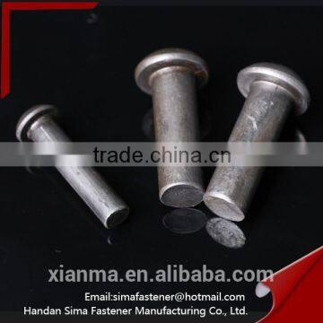 Tianjin Port Carbon steel button head solid tabular Rivet