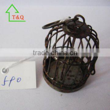 Mini Dollhouse Furniture Birdcages Vintage Cabin Model Fairy House