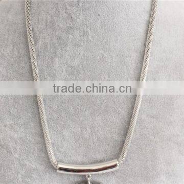 Women Female Fashion Necklace New Design 24k Rhodium Necklace for Women photo-3