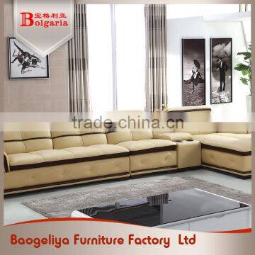 Factory direct sale simple design l shape sectional modern simple sofa set design