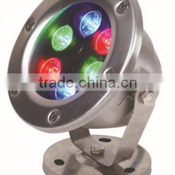 IP68 stainless steel 6w underwater lights for ponds for sale