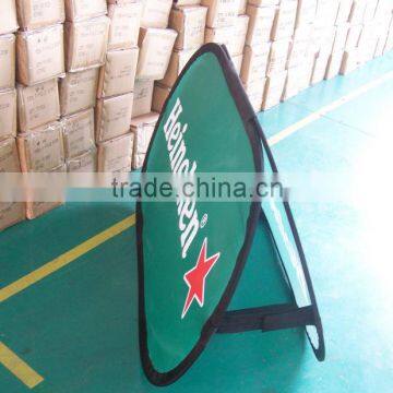 Bean Banner, A frame double side outdoor Pop up banner stand