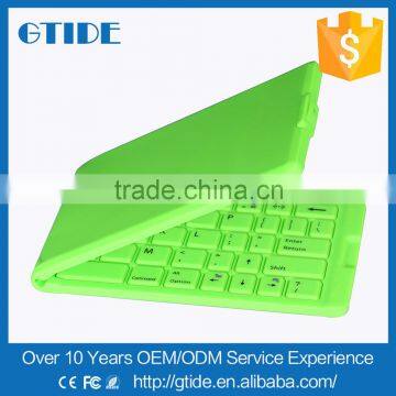 Gtide wireless silicone folding bluetooth keyboard for tablet pc with high quality