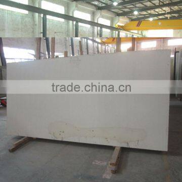 Glacier white artificial quartz stone slab