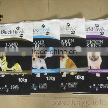 disposable printed pet dog food bag