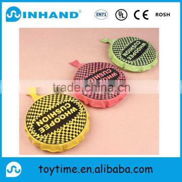 customised pvc inflatable whoopee cushion, promotional toy