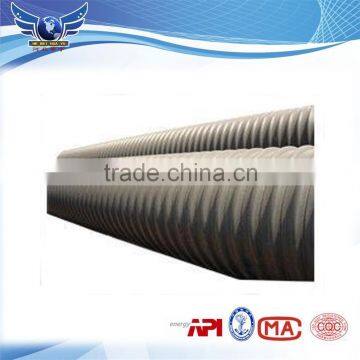 Flexible wear resistance dredge hose with flange end