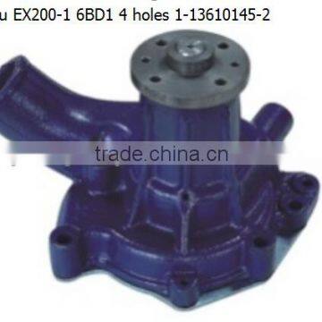 Water pump For Isuzuu EX200-1 6BD1 1-13610145-2 , 4 holes