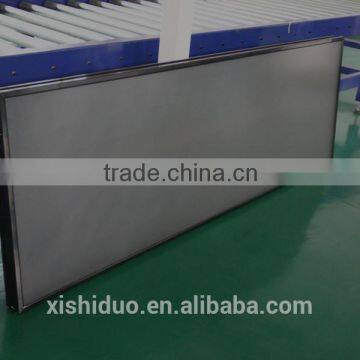 solar flat plate collectors with transparent solar panel glass cover