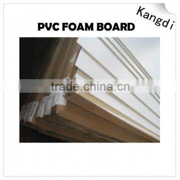 KANGDI 4x8 colored pvc foam and cheap white PVC foam board