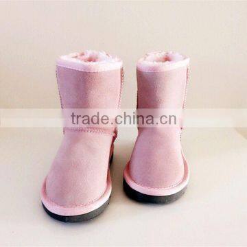 Kids Fancy Boots Pink Ankle Boot Cemented Winter Warm Boots photo-5