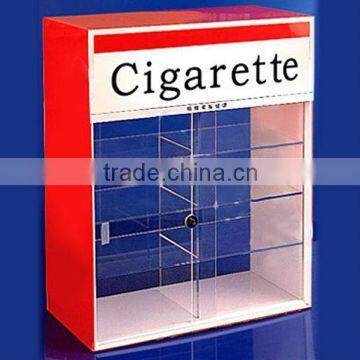 Acrylic cigarette display cabinet/acrylic cigarette box