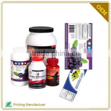 Anti-tear High Quality Medicine Label In LOGO Printing China Manufacturer