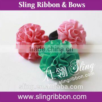 Grosgrain Ribbon Flowers With Elastic Band