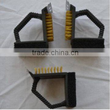 Top Sale Barbecue Grill Cleaner, Brush Cleaners, Steel Wire Sponge Trowel Set Kitchen Tools photo-4