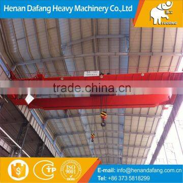 2015 China Henan QD Lifting Double Girder Overhead Crane 50ton with Safety Limit Switch