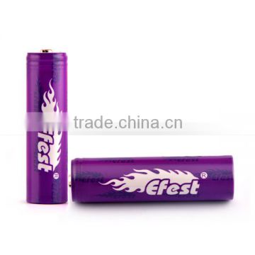 High drain efest 18650 35Amp Efest 18650 2500mah battery china 18650 purple efest 18650 purple vape battery