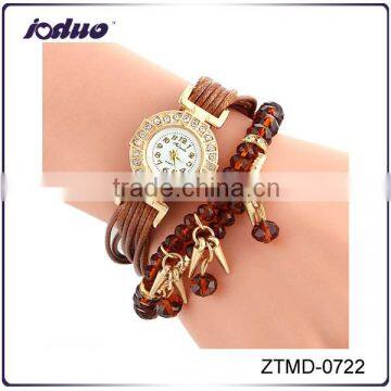 Fashion Lady Rivet Bead Bracelet Watches Wholesale