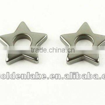 Fashion Hematite Five-Pointed Star Pendants(SL30655)