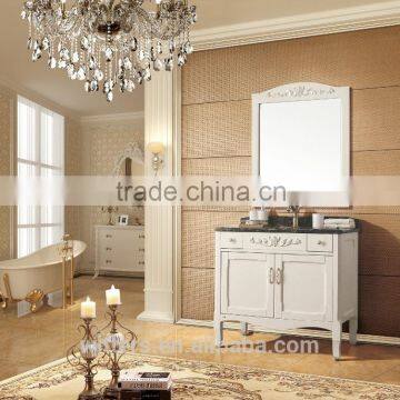 Bathroom Double Vanity in Cream Finsh WTS845 photo-1