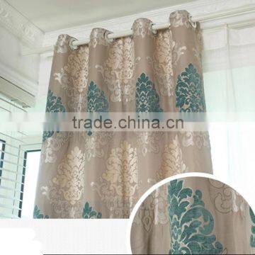 china supplier 2016 jacquard blackout luxury curtain fabric