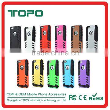  express hot selling Rocket shell Protective combo Ultra-thin TPU+PC 2 in 1 armor cell phone case for iphone 6 6s plus